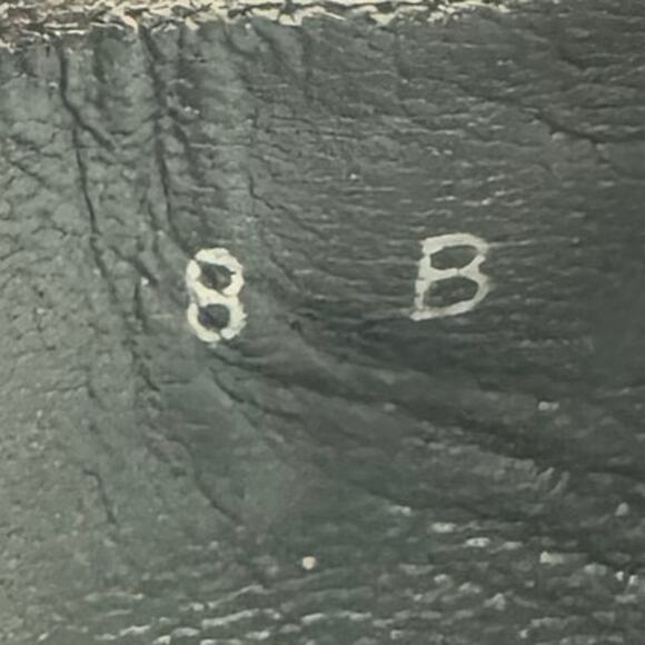 Stuart Weitzman Vintage Black Square Toe Block Heel Buckle Shoes Size 8B - Picture 8 of 8